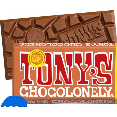 Tony's Chocolonely Reep melk karamel zeezout